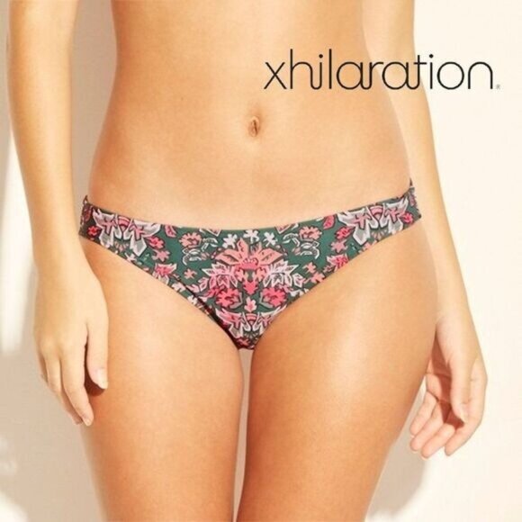 Xhilaration Women's Paisley Hipster Bikini Bottom Swimwear NWT - Picture 1 of 7